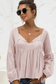 Kira Long Sleeve Blush Top